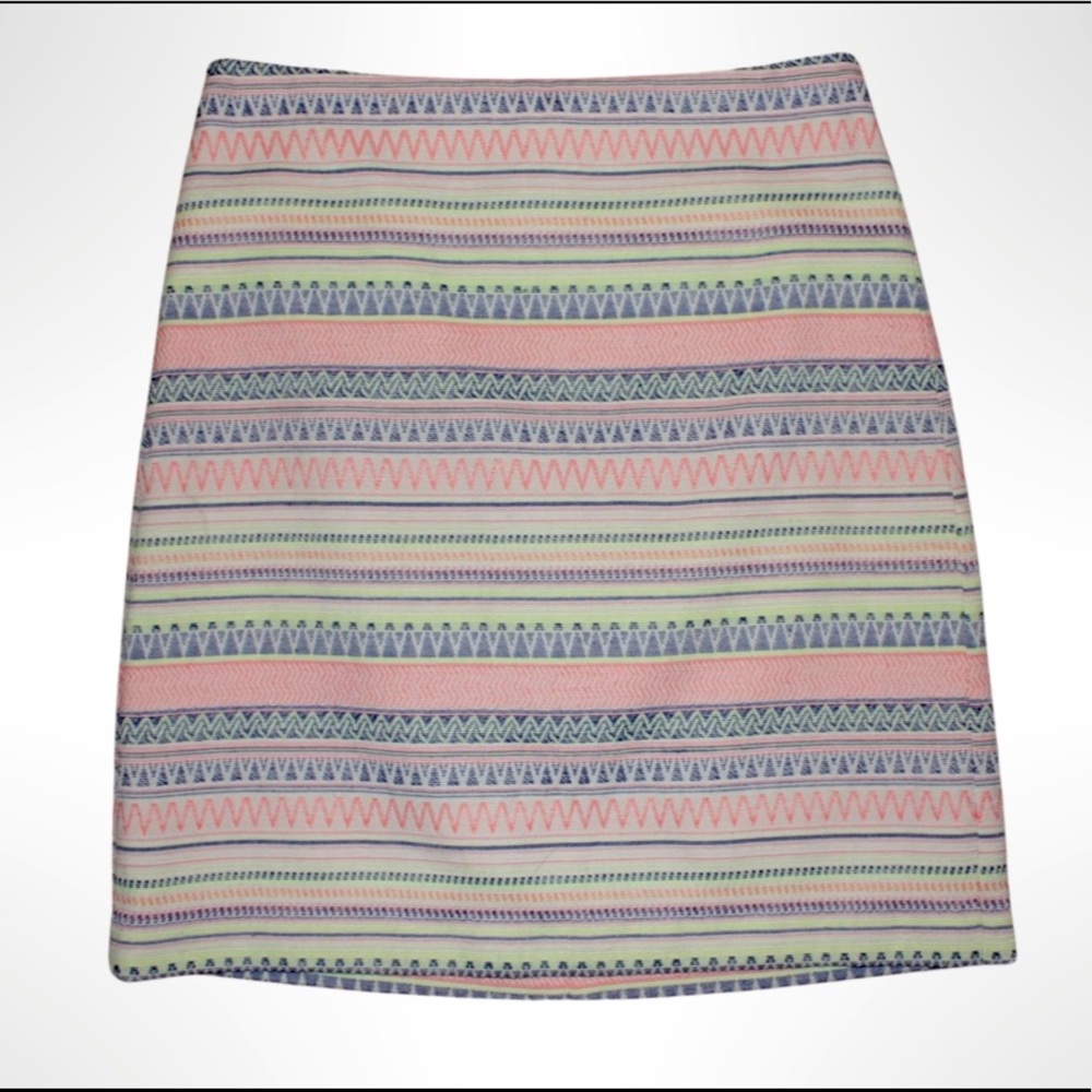 LOFT multi colored skirt 00